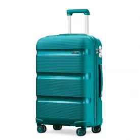   Miss Lulu London K2092L - Kono 20 Zoll Helles PP keményfalú-kézipoggyász in Kabinengröße - kék