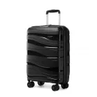 Miss Lulu London K2094L - Kono 20 Zoll könnyű Polypropylen bőrönd  TSA-zár - fekete