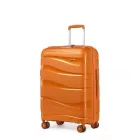 Miss Lulu London K2094L - Kono 24 Zoll könnyű Polypropylen bőrönd  TSA-zár - narancssárga