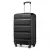 Miss Lulu London K2191L - Kono 19 Zoll Kabinengröße Handgepäckkoffer - Stromlinienförmig Leichtes Súly ABS Hardshell  Sicher TSA-zár - fekete