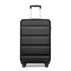 Miss Lulu London K2191L - Kono 19 Zoll Kabinengröße Handgepäckkoffer - Stromlinienförmig Leichtes Súly ABS Hardshell  Sicher TSA-zár - fekete