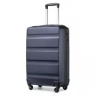 Miss Lulu London K2191L - Kono 19 Zoll Kabinengröße Handgepäckkoffer - Stromlinienförmig Leichtes Súly ABS Hardshell  Sicher TSA-zár - Marineblau