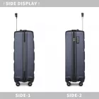 Miss Lulu London K2191L - Kono 19 Zoll Kabinengröße Handgepäckkoffer - Stromlinienförmig Leichtes Súly ABS Hardshell  Sicher TSA-zár - Marineblau