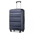 Miss Lulu London K2191L - Kono 24 Zoll Einchecken bőrönd - Stromlinienförmig ABS Hardshell bőrönd  biztonságos TSA-zár - Marineblau