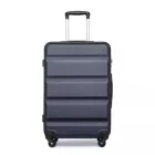 Miss Lulu London K2191L - Kono 24 Zoll Einchecken bőrönd - Stromlinienförmig ABS Hardshell bőrönd  biztonságos TSA-zár - Marineblau