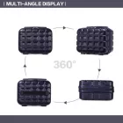 Miss Lulu London K2292L - Kono 13 Zoll könnyű Harte Schale ABS sminkzseb - Marine