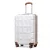 Miss Lulu London K2292L - Kono 20 Zoll könnyű keményfalú-ABS-Gepäck bőrönd  TSA-zár - Weiß