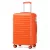Miss Lulu London K2391L - British utazó 24 Zoll tartós Polycarbonat és ABS keményfalú-bőrönd  TSA-zár - narancssárga