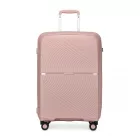 Miss Lulu London K2393L - British utazó 24 Zoll Spinner keményfalú PP bőrönd  TSA zár - Nackt