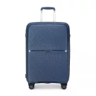 Miss Lulu London K2393L - British utazó 24 Zoll Spinner keményfalú PP bőrönd  TSA zár - Marine