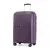 Miss Lulu London K2393L - British utazó 24 Zoll Spinner keményfalú PP bőrönd  TSA zár - Lila