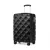 Miss Lulu London K2395L - British utazó 20 Zoll ultrakönnyű ABS és Polycarbonat Beuliger Diamant bőrönd  TSA-zár - fekete