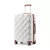 Miss Lulu London K2395L - British utazó 28 Zoll ultrakönnyű ABS és Polycarbonat Beuliger Diamant-bőrönd  TSA-zár - Creme