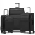 Miss Lulu London KSB2582 - British utazó Langleicher Weichschalen-bőrönd, 3-darabos Gepäckset (20/24/28 Zoll)  laptopzseb - fekete