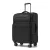 Miss Lulu London KSB2582 - British utazó Erweiterbarer 24-Zoll Weichschalenkoffer  TSA-zár, leisen Spinner-Rollen és laptopzseb - fekete