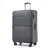 Miss Lulu London KSB2597 - British utazó Eleganter, robuster 28-Zoll-Weichschalenkoffer  leisen TPE-Rollen, TSA-Sicherheit és erweiterbarem Volumen - szürke