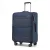 Miss Lulu London KSB2597 - British utazó Eleganter, robuster 24-Zoll-Weichschalenkoffer  leisen TPE-Rollen, TSA-Sicherheit és erweiterbarem Volumen - Marineblau