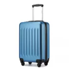 Miss Lulu London KSK2477 - Kono Haltbare 20-Zoll-leichte ABS+PC-függőleges-Textur-Kabinentasche  sicherer 3-stelliger Zahlenschloss - Marineblau