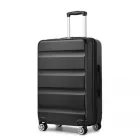 Miss Lulu London KSK2482 - Kono Erweiterbare horizontale gravierte keményfalú-checked-Táska  ABS+PC  TSA-zár, 28 Zoll - fekete
