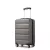 Miss Lulu London KSK2482 - Kono Stylische horizontale gravierte keményfalú-Kabinentasche  ABS+PC  TSA-zár, 19 Zoll - szürke