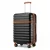 Miss Lulu London KSK2484 - Kono 24 Zoll bővíthető könnyű Harte Schale ABS+PC  Check-In-bőrönd  TSA-zár Ideal  längere Reisen és sicheres Reisen - fekete és barna