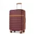 Miss Lulu London KSK2484 - Kono 24 Zoll bővíthető könnyű Harte Schale ABS+PC  Check-In-bőrönd  TSA-zár Ideal  längere Reisen és sicheres Reisen - Burgund és barna