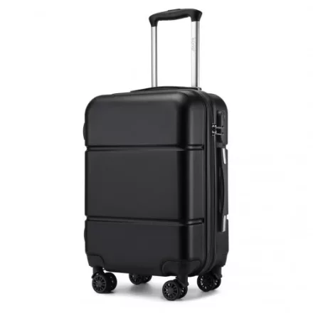 Miss Lulu London KSK2485 - Kono 20 Zoll Hochwertig ABS Kabinen-bőrönd  biztonságos kombinációs zár  müheloses Reisen - fekete