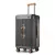 Miss Lulu London KSK2488 - Kono 24 Zoll Hochwertig Hartschale Einchecken bőrönd tartós ABS és PC  TSA-zár és több-Griff-Design  müheloses Reisen - szürke és barna