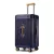 Miss Lulu London KSK2488 - Kono 24 Zoll Hochwertig Hartschale Einchecken bőrönd tartós ABS és PC  TSA-zár és több-Griff-Design  müheloses Reisen - Marineblau és barna