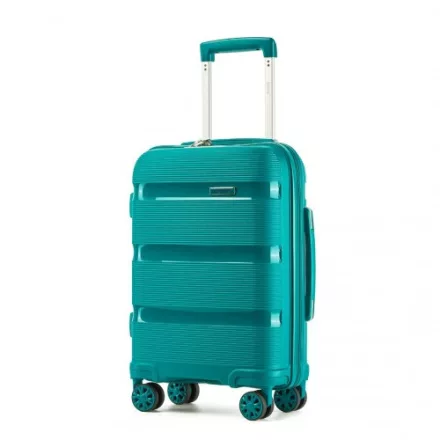 Miss Lulu London KSK2492 - Kono 19-Zoll-PP-keményfalú-Kabinentasche – Leichtes Kabinentaschengepäck  TSA-zár, 360°-Stille Dreiräder - kék és zöld