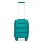 Miss Lulu London KSK2492 - Kono 19-Zoll-PP-keményfalú-Kabinentasche – Leichtes Kabinentaschengepäck  TSA-zár, 360°-Stille Dreiräder - kék és zöld