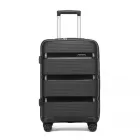 Miss Lulu London KSK2492 - Kono 24-Zoll-PP-bőrönd – Haltbarer Gepäckstück  TSA-zár és 360-fok-Dreirädern, geräuschlos - fekete
