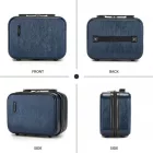 Miss Lulu London KSK2493 - Kono Haltbares keményfalú-Gepäckset  ABS+PC  TSA-zár és 360°-Dreirädern, 4-stückiges szett (20 Zoll, 24 Zoll, 28 Zoll) és Kosmetiktasche - Marineblau