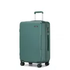 Miss Lulu London KSK2494 - Kono 24-Zoll-Minimalista bőrönd  ABS+PC  TSA-zár és 360°-Drehrollen - Militärgrün
