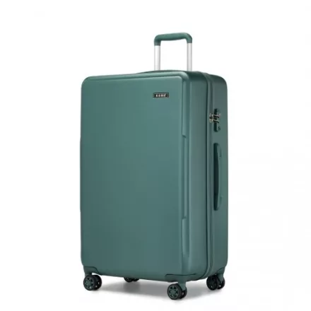 Miss Lulu London KSK2494 - Kono 28-Zoll-Minimalista bőrönd  ABS+PC  TSA-zár és 360°-Drehrollen - Militärgrün
