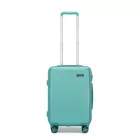 Miss Lulu London KSK2494 - Kono 20-Zoll-bőrönd im minimalistischen Design  Hartschale  ABS+PC, TSA-zár és 360°-Drehrädern - kék