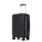 Miss Lulu London KSK2494 - Kono 20-Zoll-bőrönd im minimalistischen Design  Hartschale  ABS+PC, TSA-zár és 360°-Drehrädern - fekete