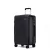 Miss Lulu London KSK2494 - Kono 24-Zoll-Minimalista bőrönd  ABS+PC  TSA-zár és 360°-Drehrollen - fekete