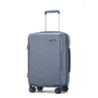 Miss Lulu London KSK2494 - Kono 20-Zoll-bőrönd im minimalistischen Design  Hartschale  ABS+PC, TSA-zár és 360°-Drehrädern - kék