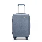 Miss Lulu London KSK2494 - Kono 20-Zoll-bőrönd im minimalistischen Design  Hartschale  ABS+PC, TSA-zár és 360°-Drehrädern - kék