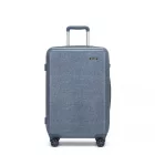 Miss Lulu London KSK2494 - Kono 24-Zoll-Minimalista bőrönd  ABS+PC  TSA-zár és 360°-Drehrollen - kék