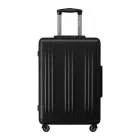 Miss Lulu London KSK2583 - Kono prémium ABS+PC 24 Zoll keményfalú-Mittelstück-bőrönd  TSA-zár és 360° leisen Spinner-Rädern - fekete