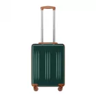Miss Lulu London KSK2583 - Kono prémium ABS+PC 20 Zoll keményfalú-kézipoggyász  TSA-zár és leisen 360° Spinner-Rollen - zöld és barna