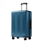 Miss Lulu London KSK2583 - Kono prémium ABS+PC 24 Zoll keményfalú-Mittelstück-bőrönd  TSA-zár és 360° leisen Spinner-Rädern - Marineblau
