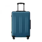 Miss Lulu London KSK2583 - Kono prémium ABS+PC 24 Zoll keményfalú-Mittelstück-bőrönd  TSA-zár és 360° leisen Spinner-Rädern - Marineblau
