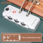 Miss Lulu London KSK2591 - Kono 20-Zoll-PP-Modern-karcolásálló Kabinengepäck  TSA-zár & stilvollen Braunakzenten - zöld és barna