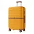 Miss Lulu London KSK2592 - Kono Groß checked bőrönd utazótáska  ABS+PC  28 Zoll, Streifendesign és Farbblockdetails  längere Reisen - sárga és barna