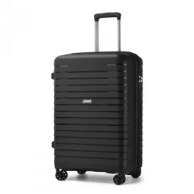   Miss Lulu London KSK2595 - Kono 24-Zoll-Hartschale-karcolásálló PP-Gepäck  Becherhalter, TSA-zár & ausziehbarem Design - Check-in-Gepäck  Reisen - fekete