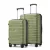 Miss Lulu London KSK2595 - Kono 20/24-Zoll-Hartschale-karcolásálló PP-bőrönd szett  Becherhalter, TSA-zár & ausziehbarem Design - zöld
