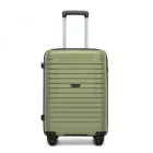 Miss Lulu London KSK2595 - Kono 20-Zoll-Hartschale-karcolásálló PP-Gepäck  Becherhalter, TSA-zár & ausziehbarem Design - Kabinentrolley  Reisen - zöld
